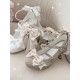 Pure Tea For Dream Spring Wind Chime​ Heel Shoes(Pre-Order/4 Colours/Full Payment Without Shipping)